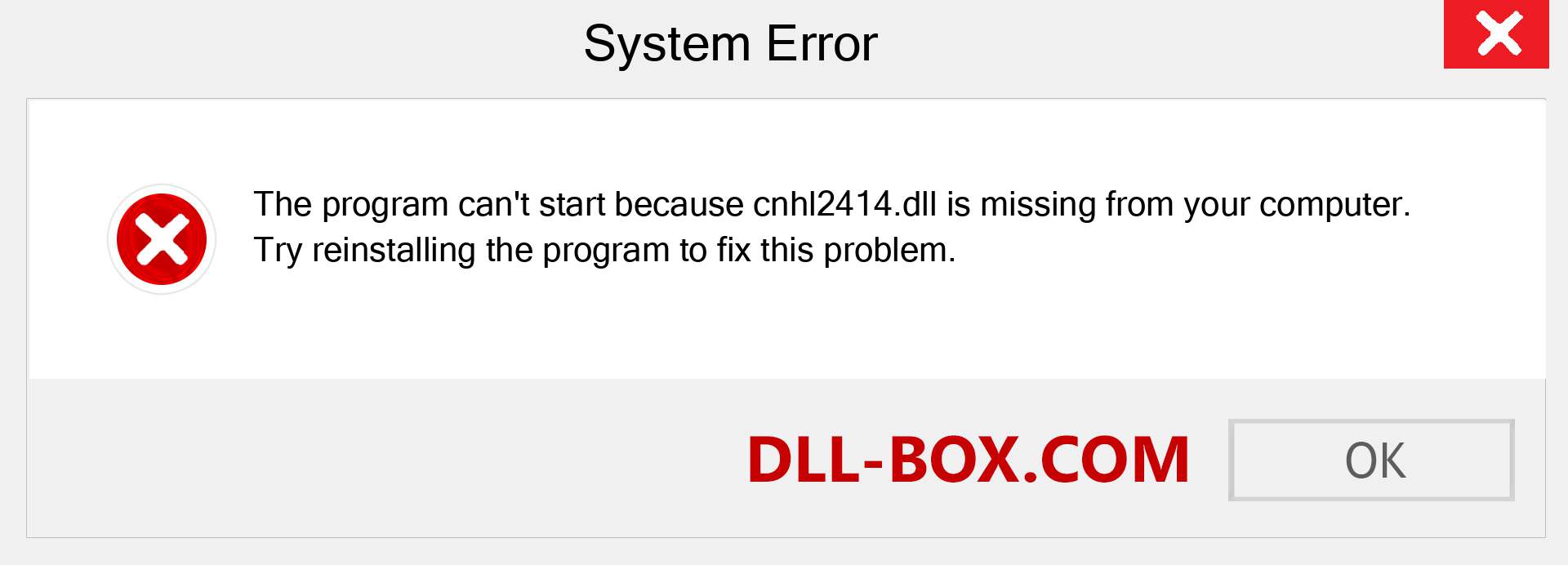  cnhl2414.dll file is missing?. Download for Windows 7, 8, 10 - Fix  cnhl2414 dll Missing Error on Windows, photos, images